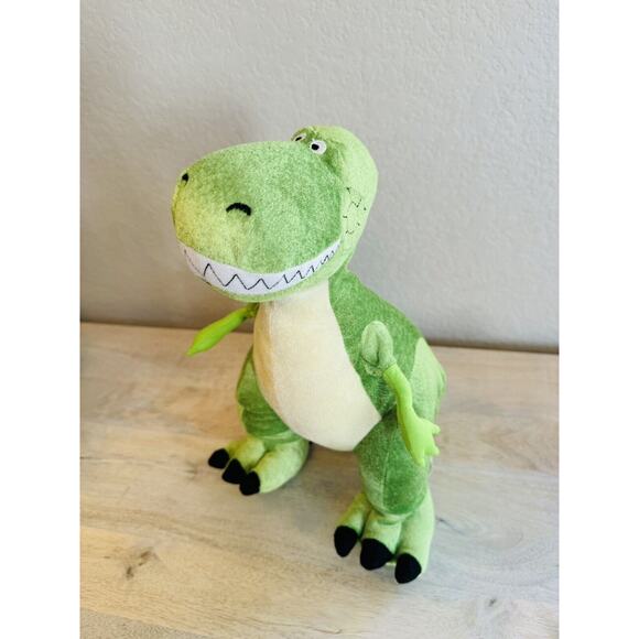Disney Toy Story Rex Dinosaur Plush Green 12” Disney Store Exclusive Stamped - Picture 1 of 6